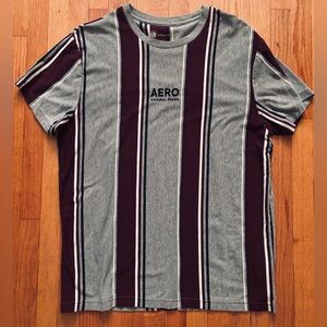 Aeropostale Striped Shirt Size Large Mens